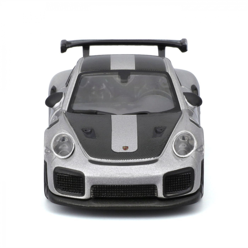 MAISTO MASINUTA METALICA SPEED ICONS PORSCHE 911 GT2 RS SILVER BLACK SCARA 1 LA 64 [6]