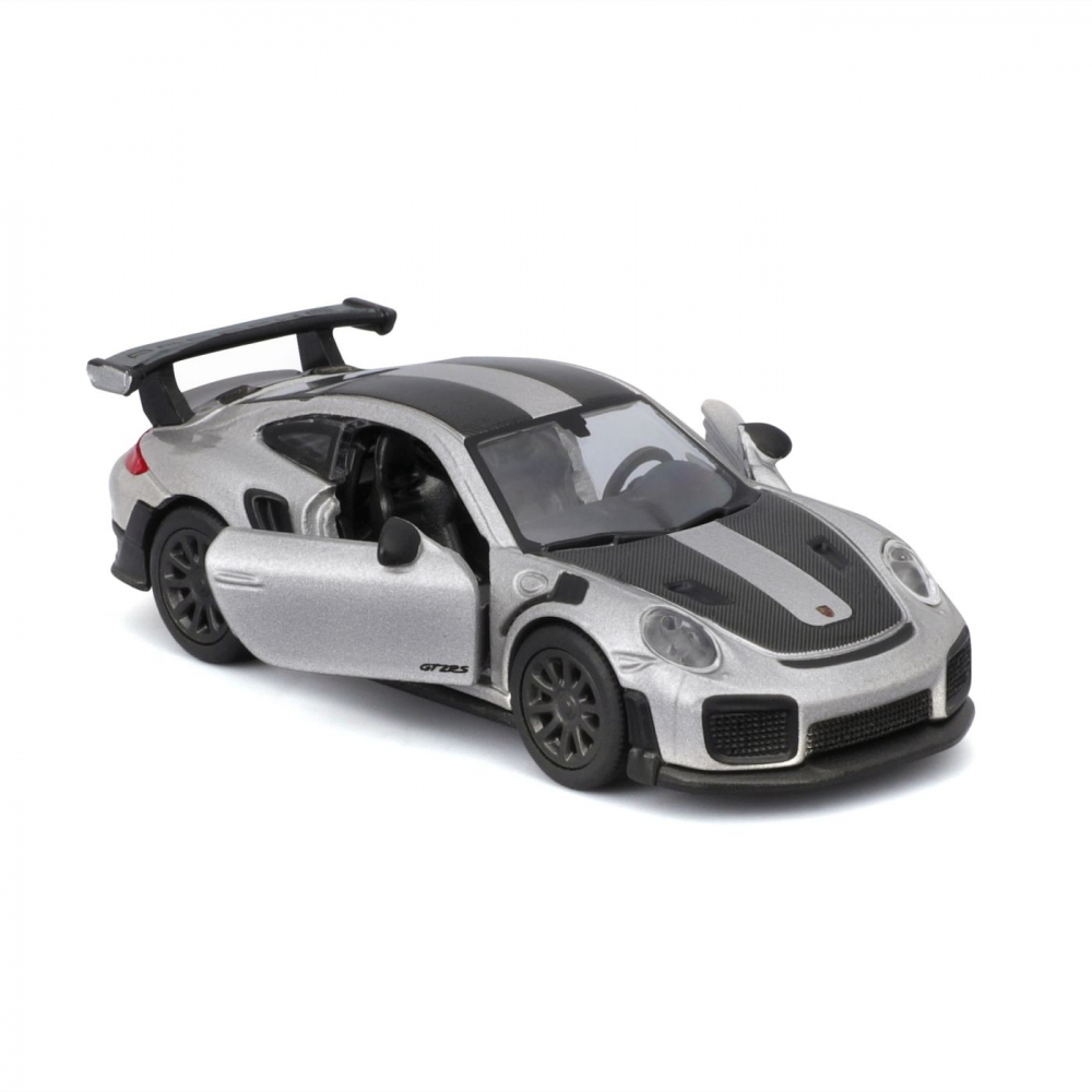 MAISTO MASINUTA METALICA SPEED ICONS PORSCHE 911 GT2 RS SILVER BLACK SCARA 1 LA 64 [3]