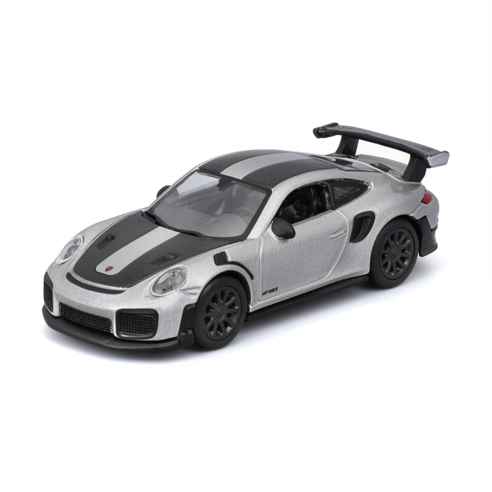 MAISTO MASINUTA METALICA SPEED ICONS PORSCHE 911 GT2 RS SILVER BLACK SCARA 1 LA 64 [2]