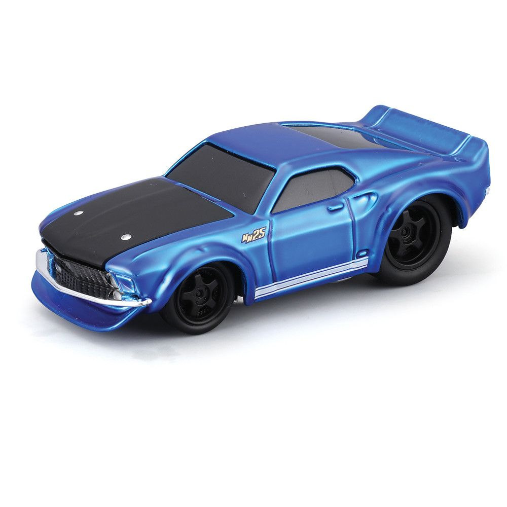 MAISTO MUSCLE TRANSPORTS SET CAMION CU PLATFORMA FORD C600 FLATBED 1966 SI MASINUTA FORD MUSTANG GT 1969  SCARA 1 LA 64 [4]
