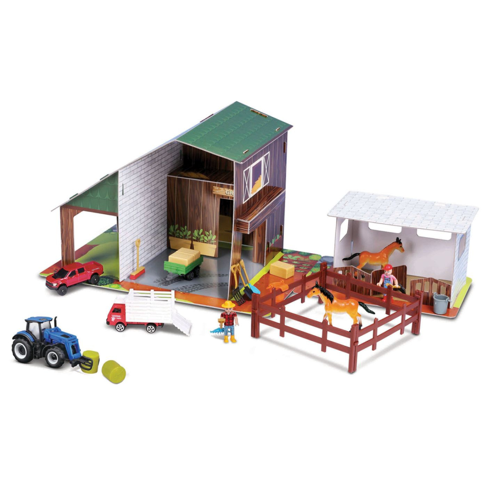 MAISTO SET FERMA CU 4 VEHICULE INCLUSE [2]