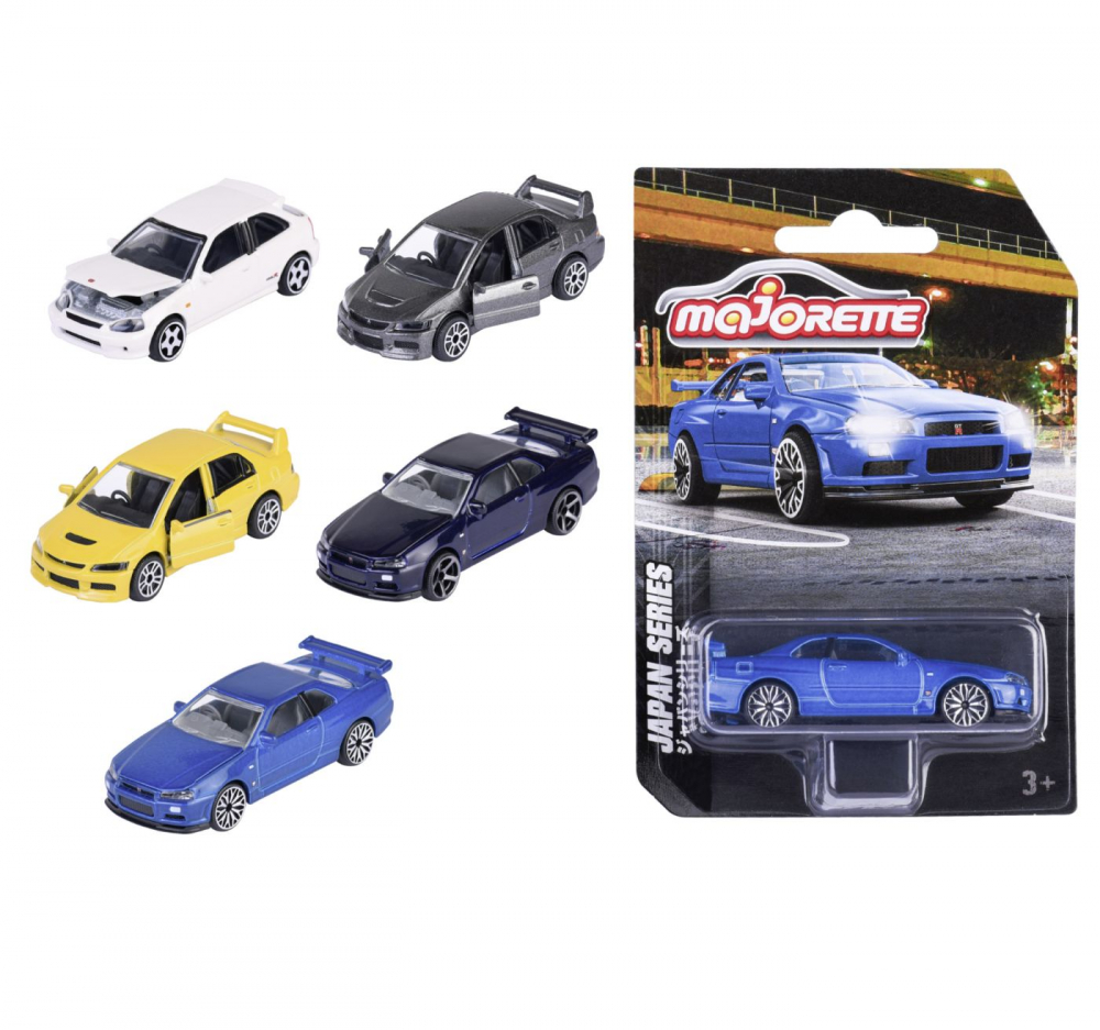 MAJORETTE JAPAN SERIES 1 PREMIUM MASINUTA METALICA SCARA 1:64 [1]