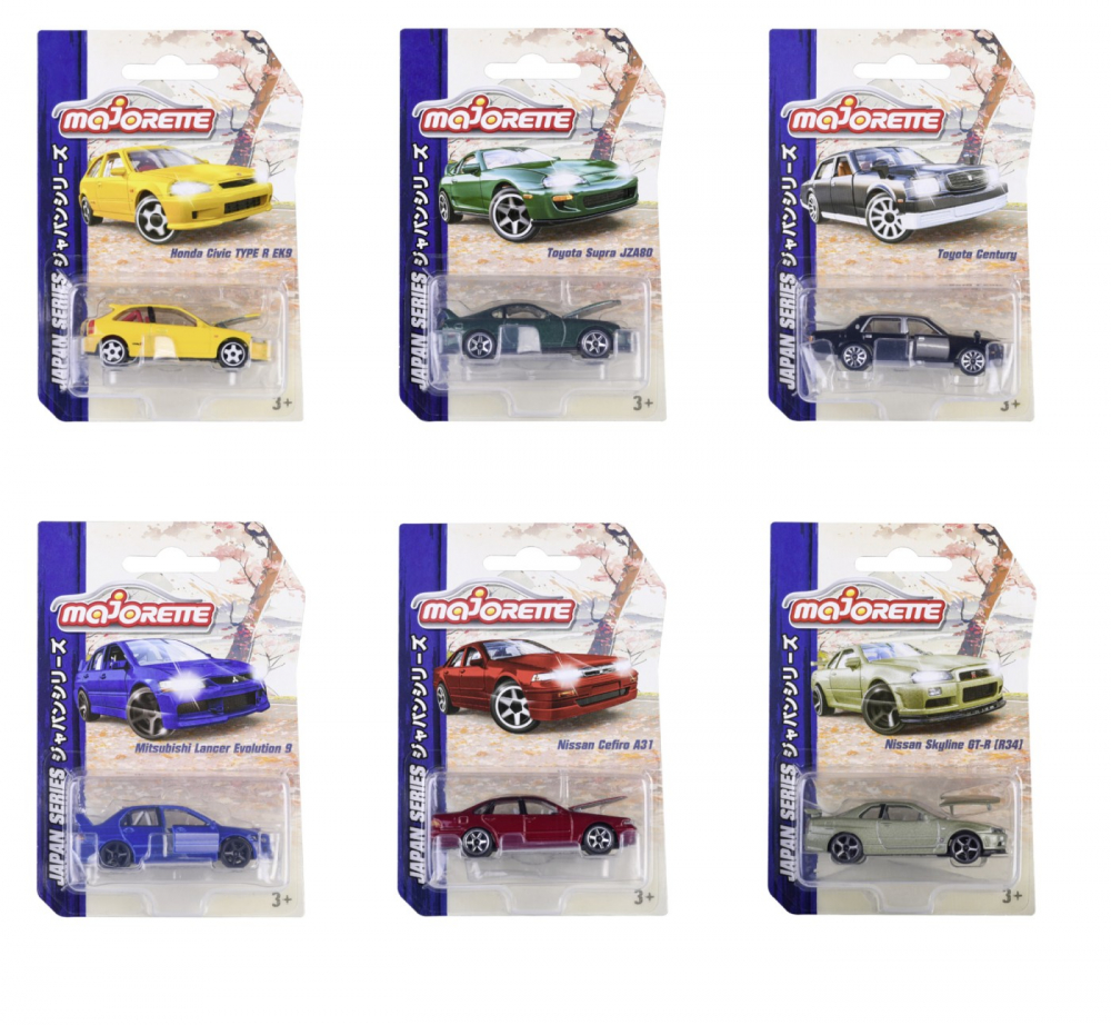 MAJORETTE JAPAN SERIES PREMIUM MASINUTA METALICA SCARA 1:64 [4]