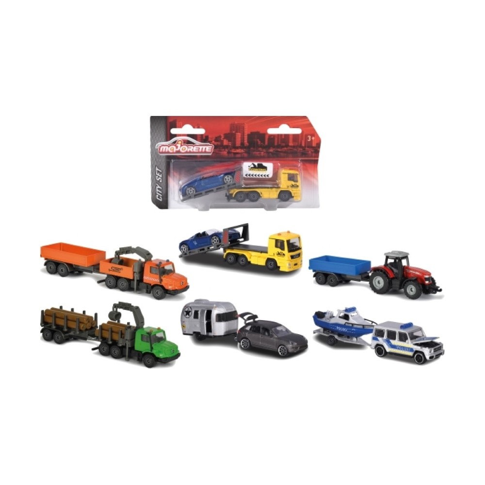 MAJORETTE MASINI CU REMORCA [1]