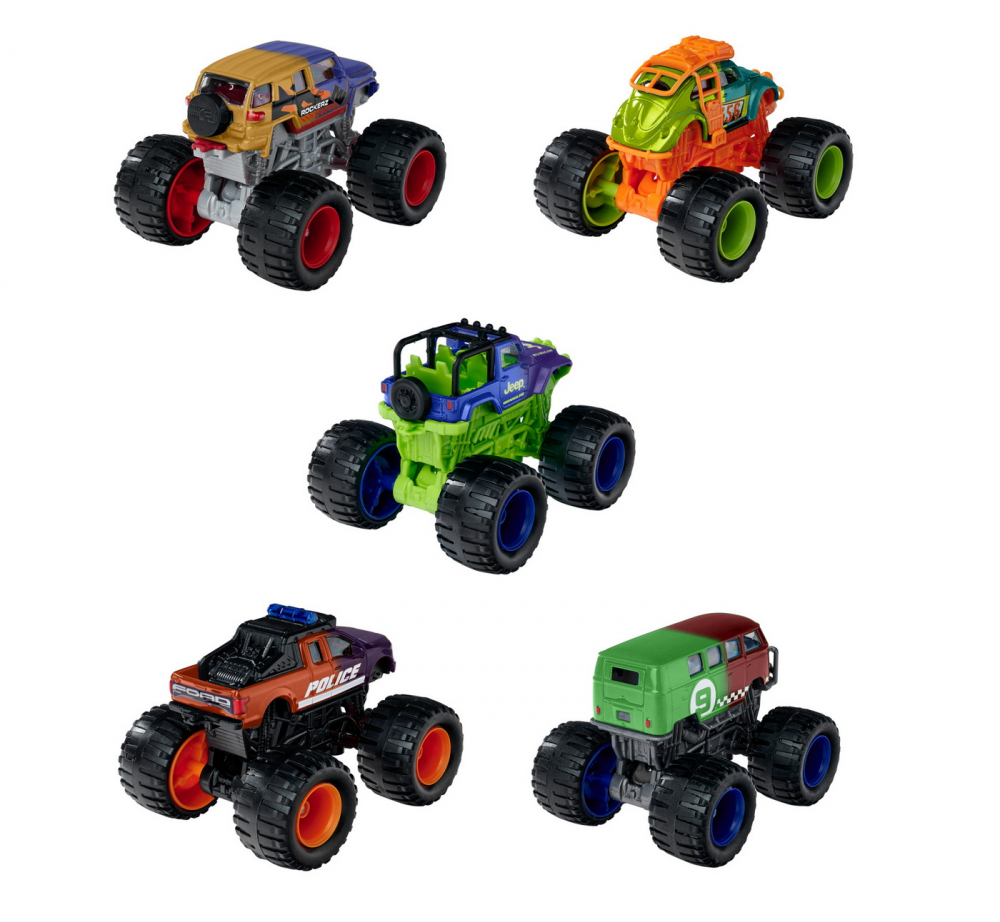 MAJORETTE MASINUTE DIN METAL MONSTER ROCKERZ SCARA 1:64 COLOR CHANGE [5]