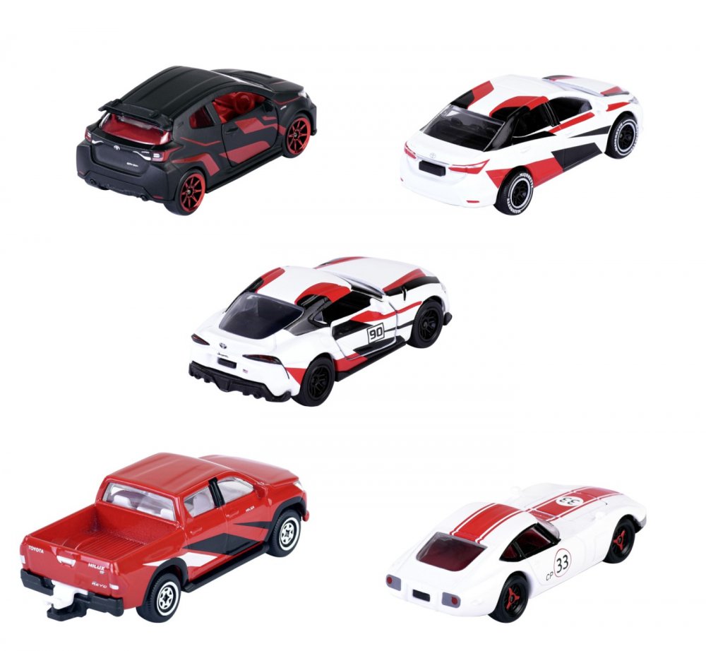 Majorette Masinute Metalice Pachet Cadou Toyota 5 Masini [3]