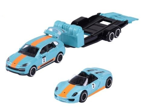 Majorette Set 2 Masinute Si Remorca Porsche Cayenne Scara 1:64 [2]