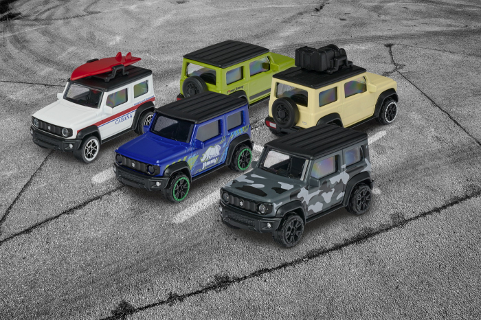 Majorette Set 5 Mașini din Metal Suzuki Jimny 7.5cm  [4]