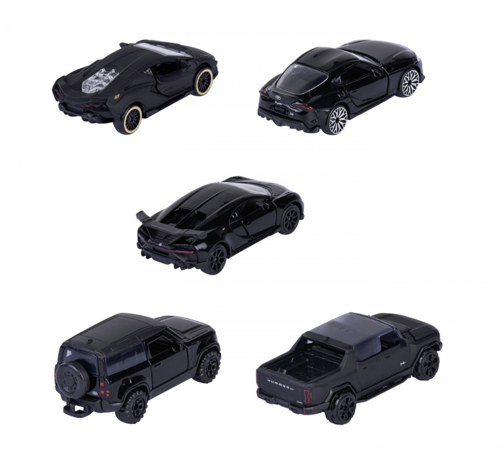 MAJORETTE SET 5 MASINUTE BLACK EDITION 2.0 GIFTPACK [2]
