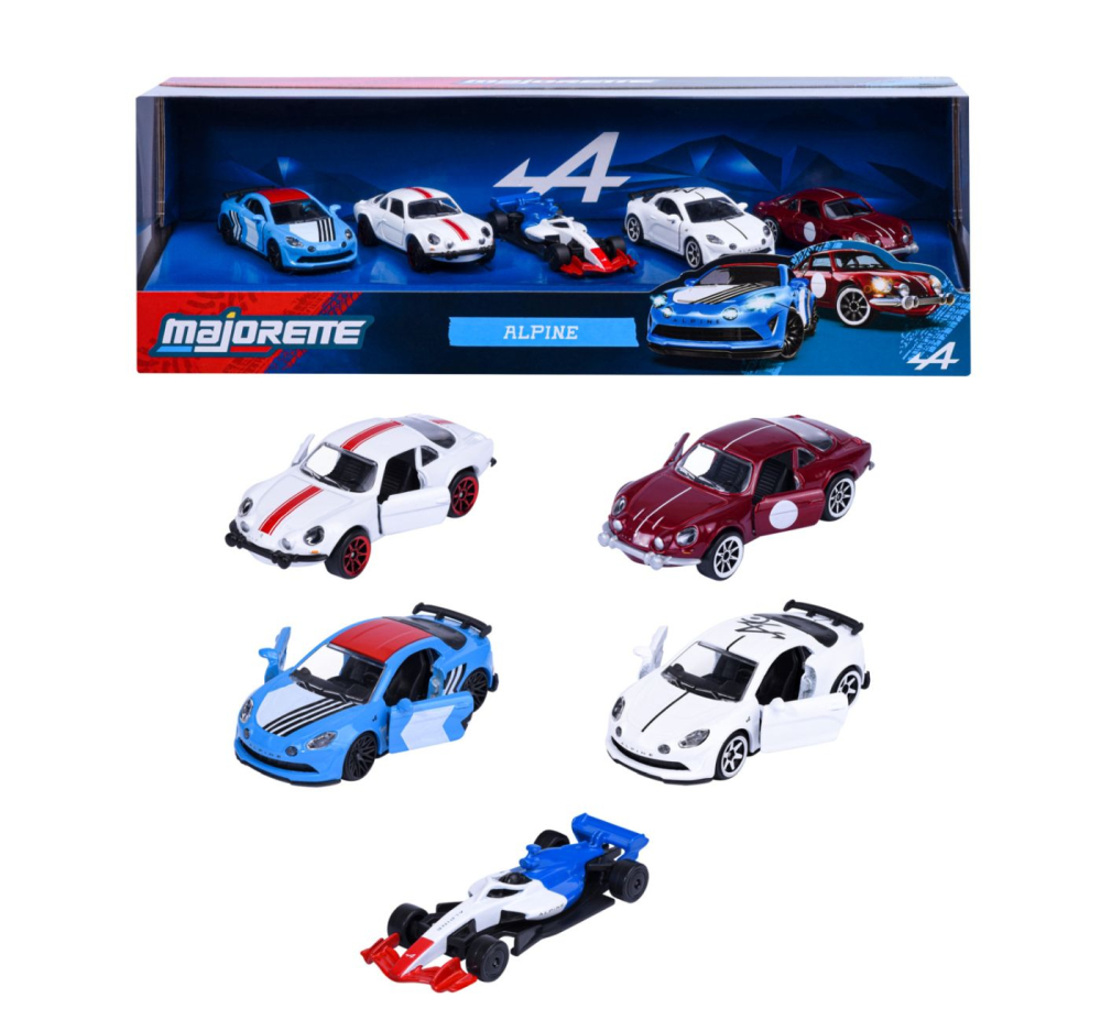 MAJORETTE SET 5 MASINUTE METALICE ALPINE SCARA 1 LA 64 [3]