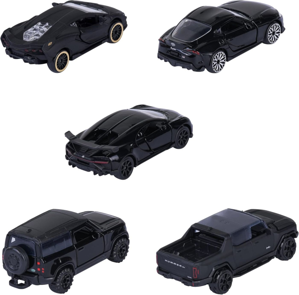 MAJORETTE SET 5 MASINUTE METALICE BLACK EDITION [2]