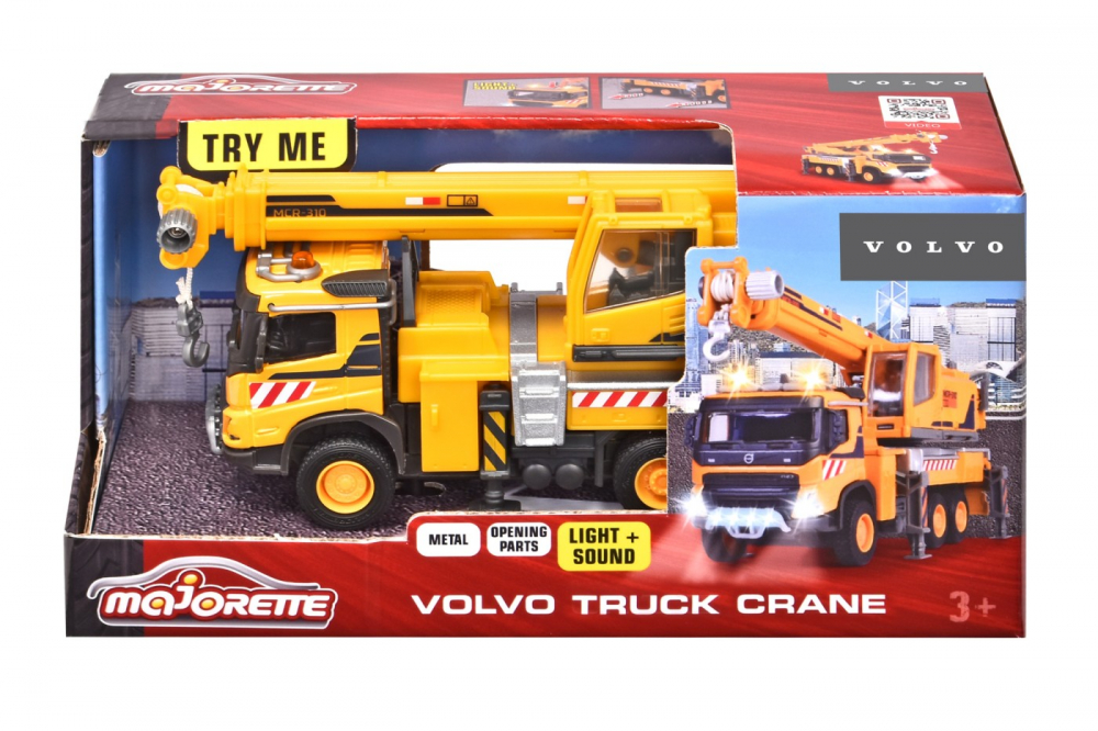 Majorette Volvo Camion Cu Macara