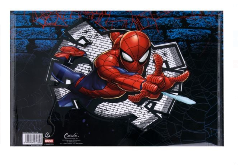 Mapa plastic A4 cu capsa model Spiderman,33x24 cm [2]