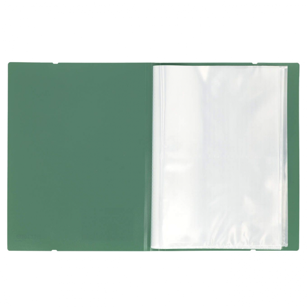 Mapa Strigo A4 cu elastic și 40 folii, verde închis – protecție completă [3]