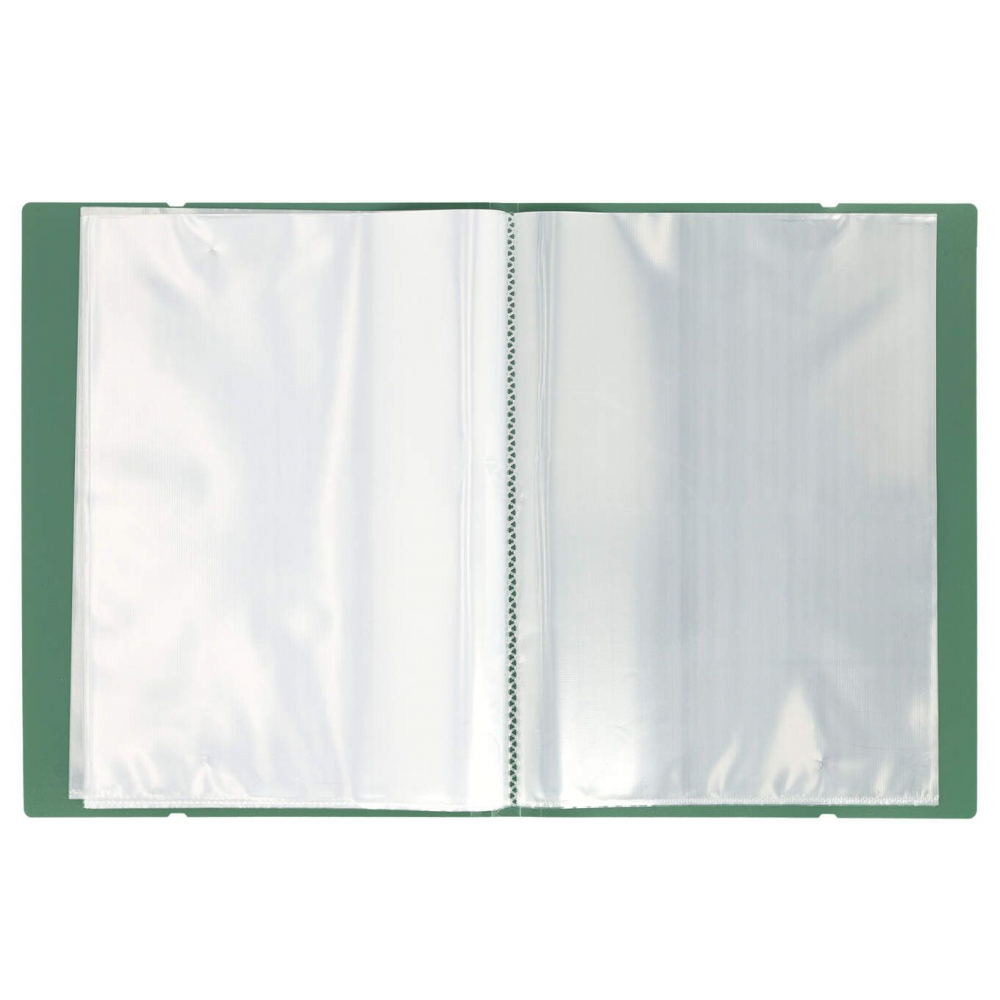 Mapa Strigo A4 cu elastic și 40 folii, verde închis – protecție completă [4]