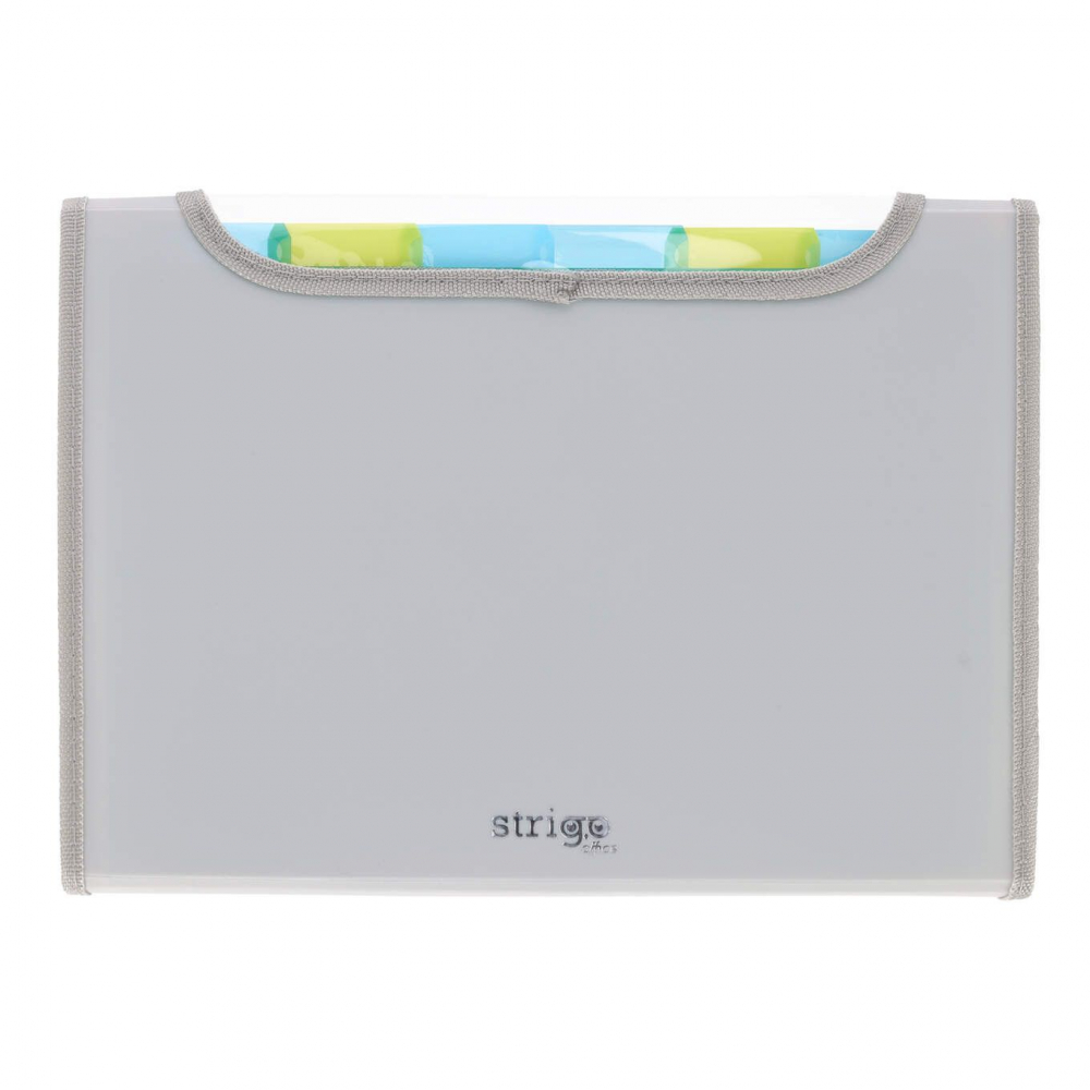 Mapa Strigo Plastic Extensibil A4, 6 Compartimente, gri [2]