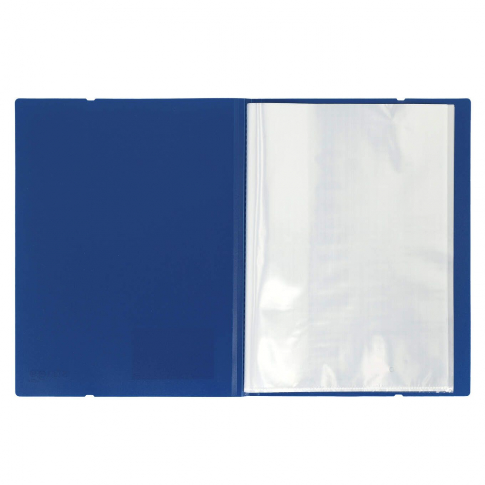 Mapa Strigo, PP, A4, cu elastic, 20 folii protecție, albastru închis  [3]