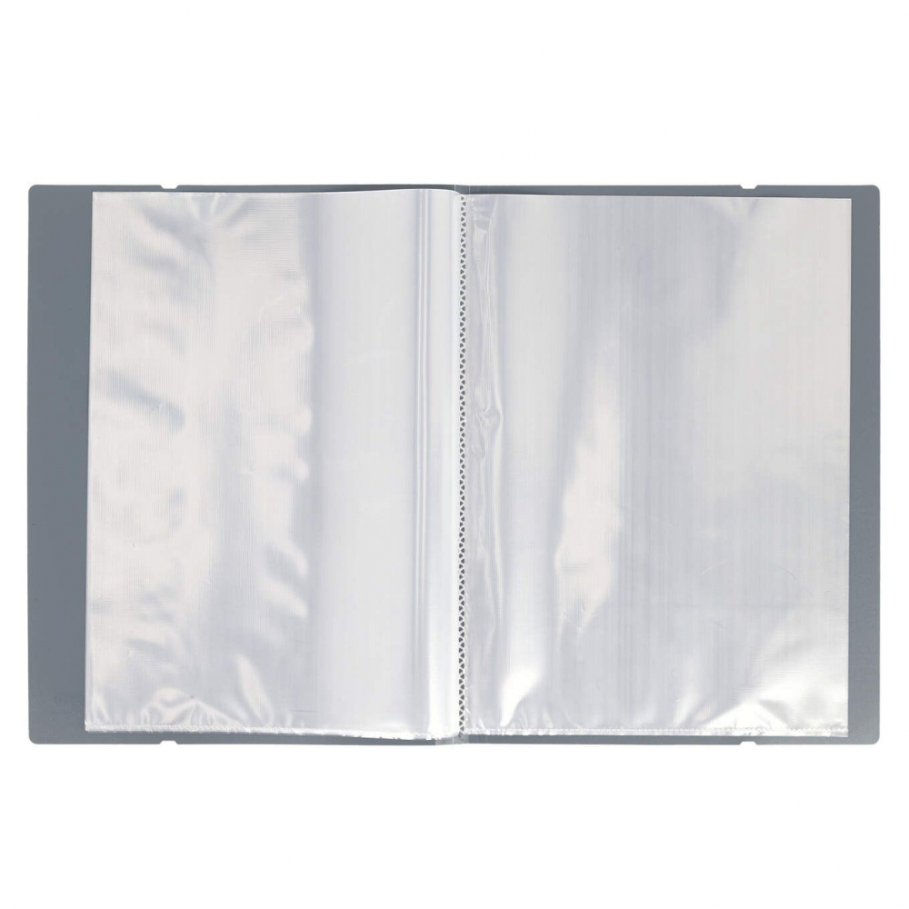 Mapa Strigo, PP, A4, cu elastic, 20 folii protecție, gri [3]