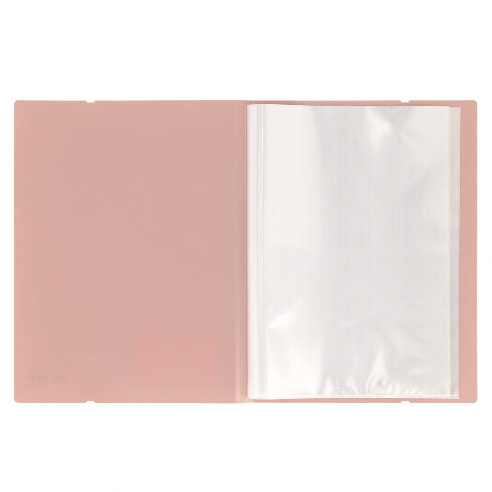 Mapa Strigo, PP, A4, cu elastic, 20 folii protecție, roz deschis [4]