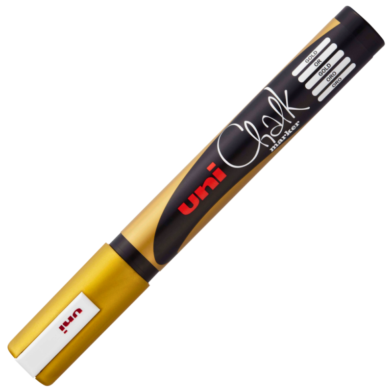 Marker creta lichida 1.8-2.5mm,varf rotund,auriu [2]