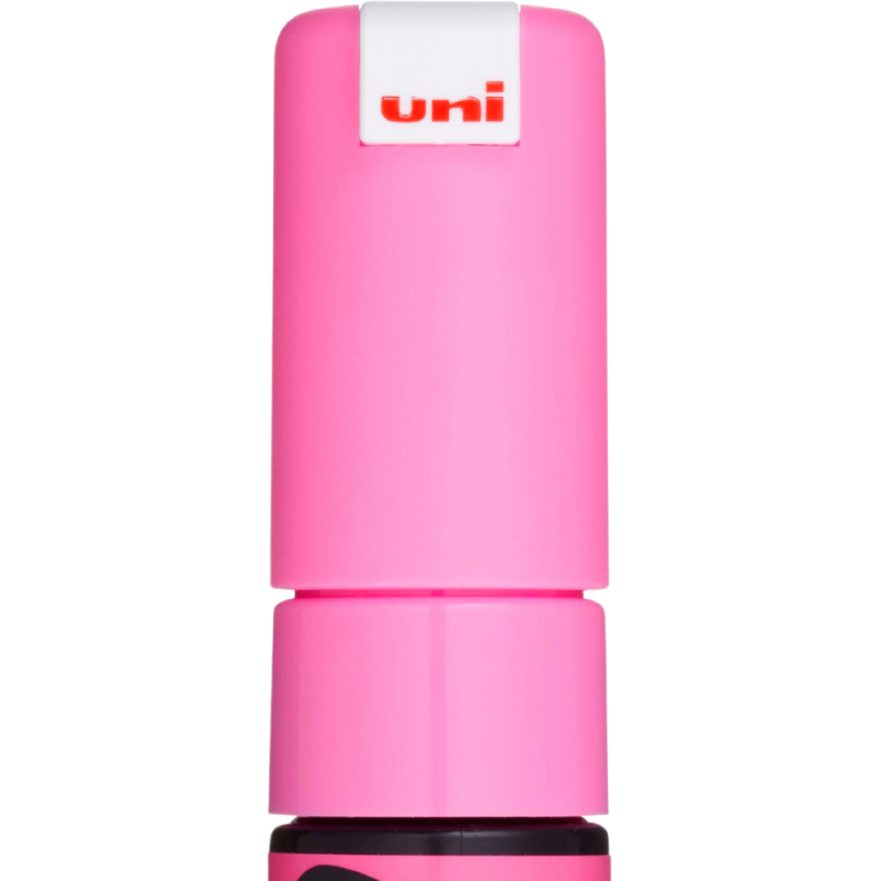 Marker creta lichida cu varf tesit,roz fosforescent,8 mm [3]
