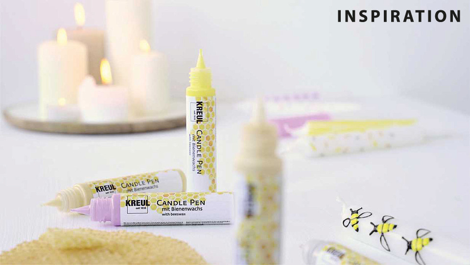 Marker cu ceara lichida pentru decorat lumânări,varf fin, diverse culori, 29 ml [7]