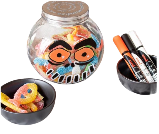 Marker cu creta lichida nepermanenta pentru activitati craft,varf mediu 1.8-2.5 mm, 4 culori/set [5]