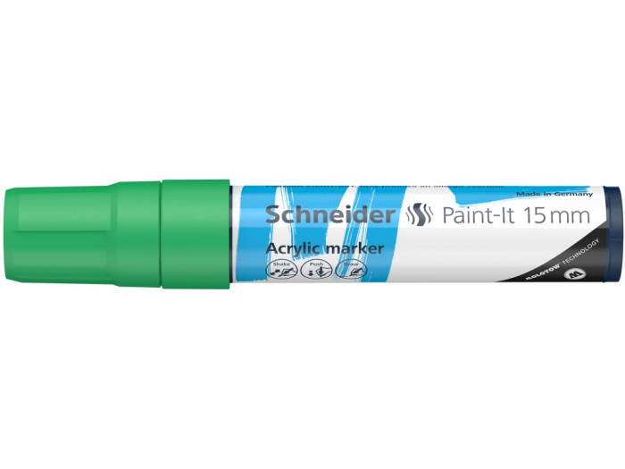 Marker cu vopsea acrilica Paint-It 330 15 mm Schneider,6 culori