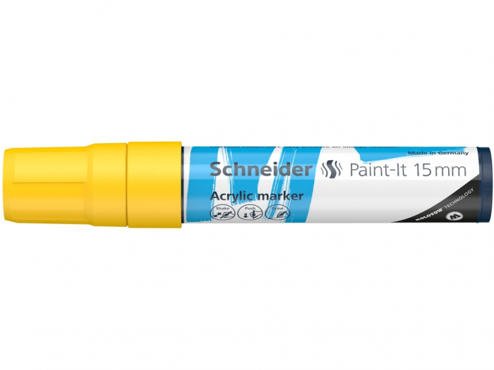 Marker cu vopsea acrilica Paint-It 330 15 mm Schneider,6 culori