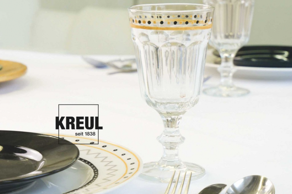 Marker Kreul Metallic Fine pentru sticlă și porțelan,varf fin 1-2 mm, 2 culori [3]