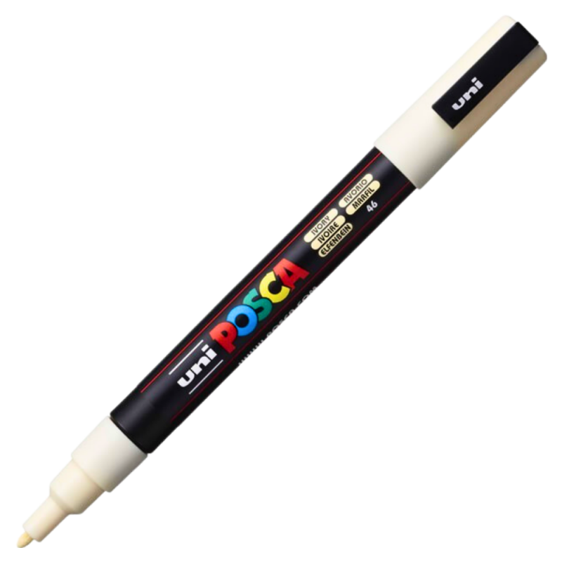 Marker PC-3M Posca cu vopsea pe baza de apa,varf fin, 0.9-1.3 mm,fildes