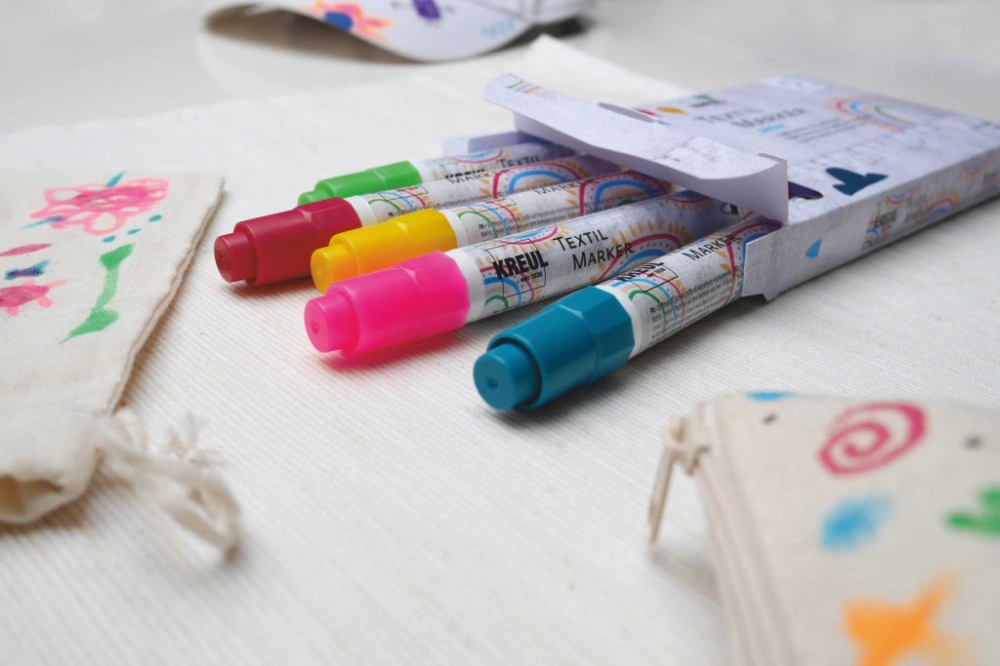 Marker pentru textile Junior , varf mediu, 5 bucati/set, +6 ani [3]