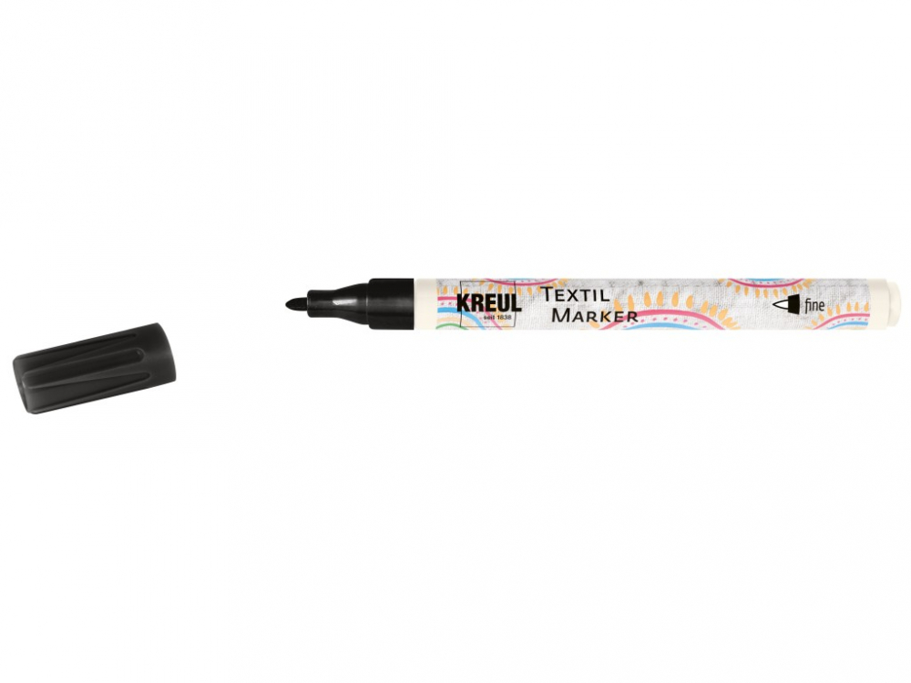 Marker Kreul pentru textile ,vârf fin 1-2 mm, 11 culori [6]