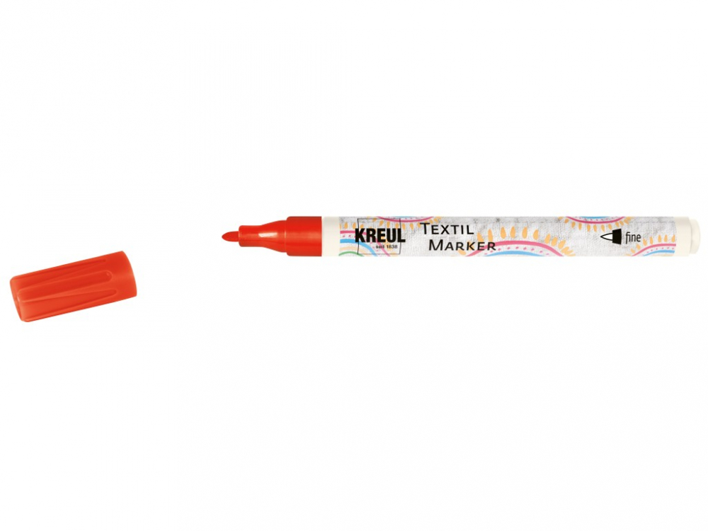 Marker Kreul pentru textile ,vârf fin 1-2 mm, 11 culori [8]