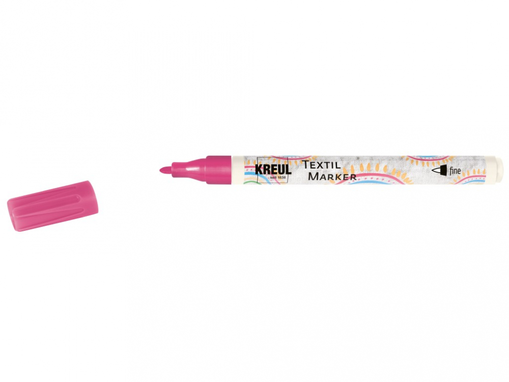 Marker Kreul pentru textile ,vârf fin 1-2 mm, 11 culori [9]