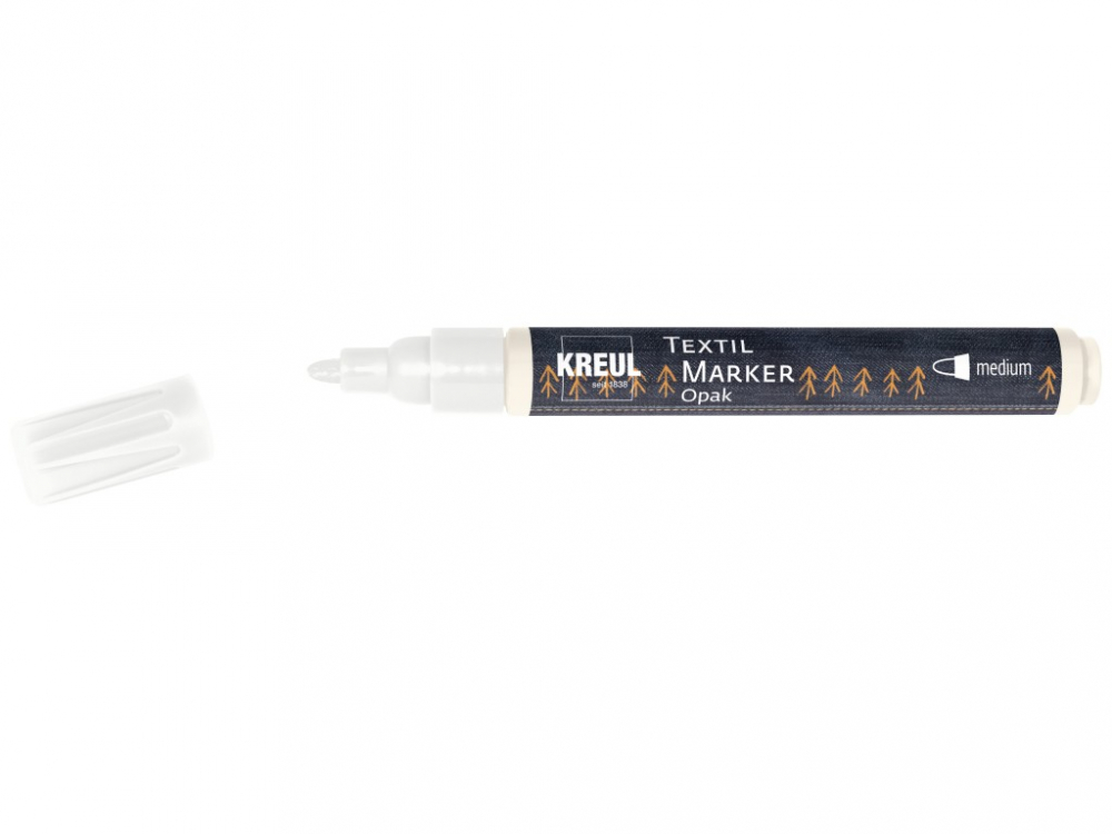 Marker Kreul Opak pentru textile Opak Kreul,varf mediu 2-4 mm, 13 culori [4]