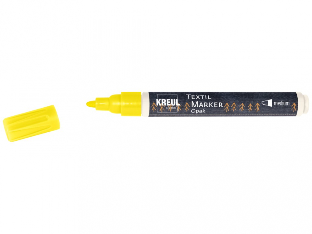 Marker Kreul Opak pentru textile Opak Kreul,varf mediu 2-4 mm, 13 culori [5]
