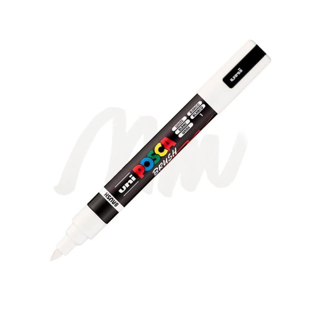 Marker Posca cu varf tip pensula PC-5BR,16 culori [1]