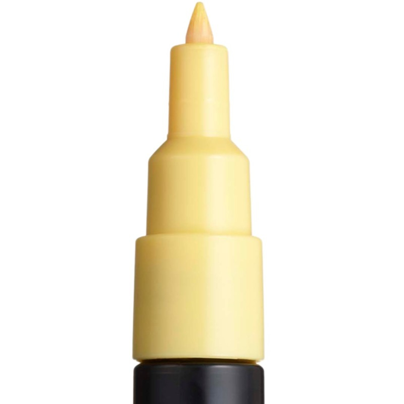 Marker UNI PC-1M Posca 0.7 mm,varf rotund,galben pai [2]