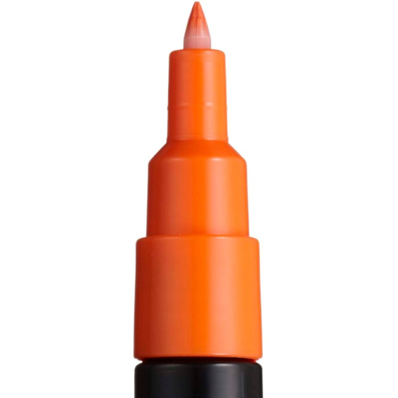 Marker UNI PC-1M Posca 0.7 mm,varf rotund,portocaliu inchis [2]