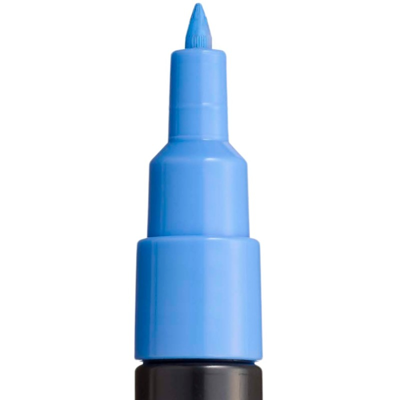 Marker UNI PC-1M Posca 0.7 mm,varf rotund,sky blu [2]