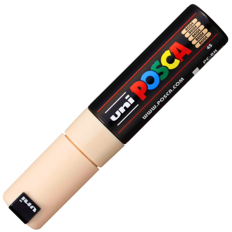 Marker UNI PC-8K Posca, 8.0 mm,varf tesit,bej [2]