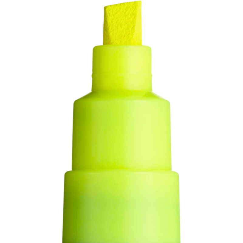 Marker UNI PC-8K Posca, 8.0 mm,varf tesit,galben fluorescent [3]