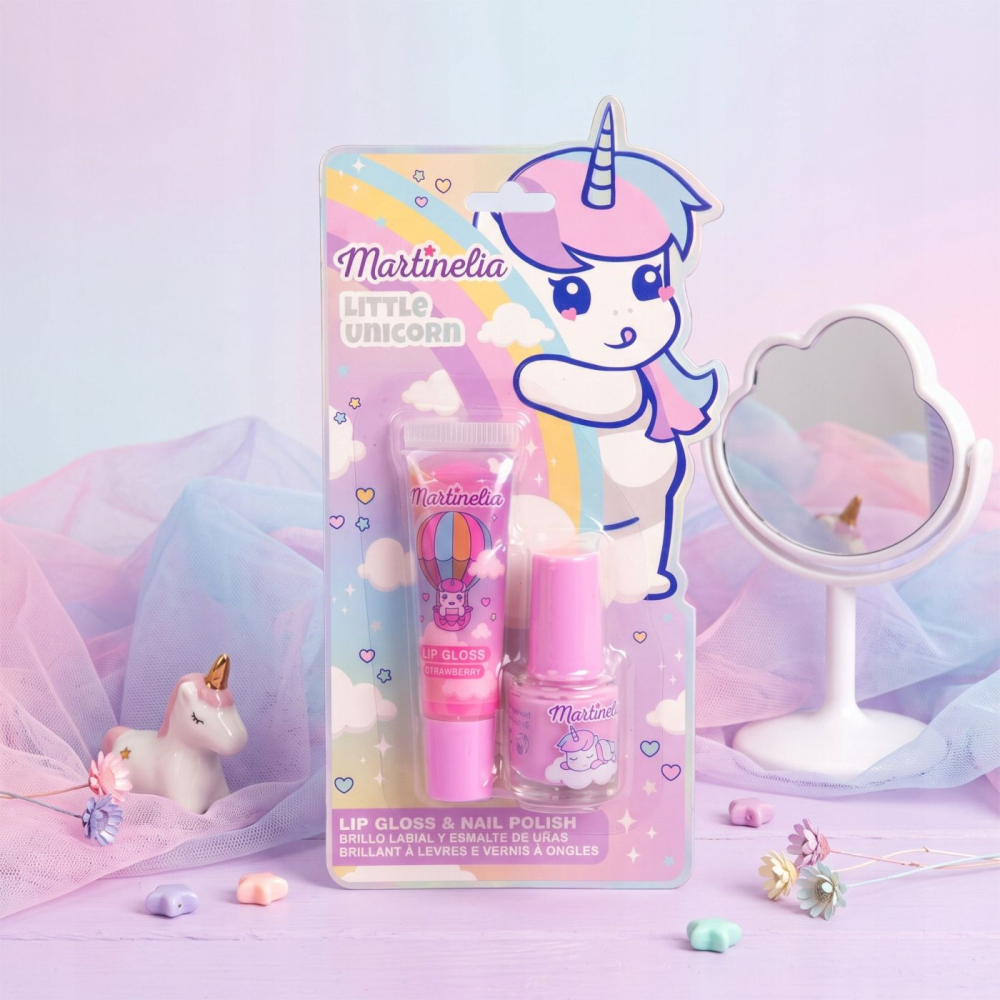 MARTINELIA LITTLE UNICORN SET LUCIU DE BUZE SI LAC DE UNGHII [3]