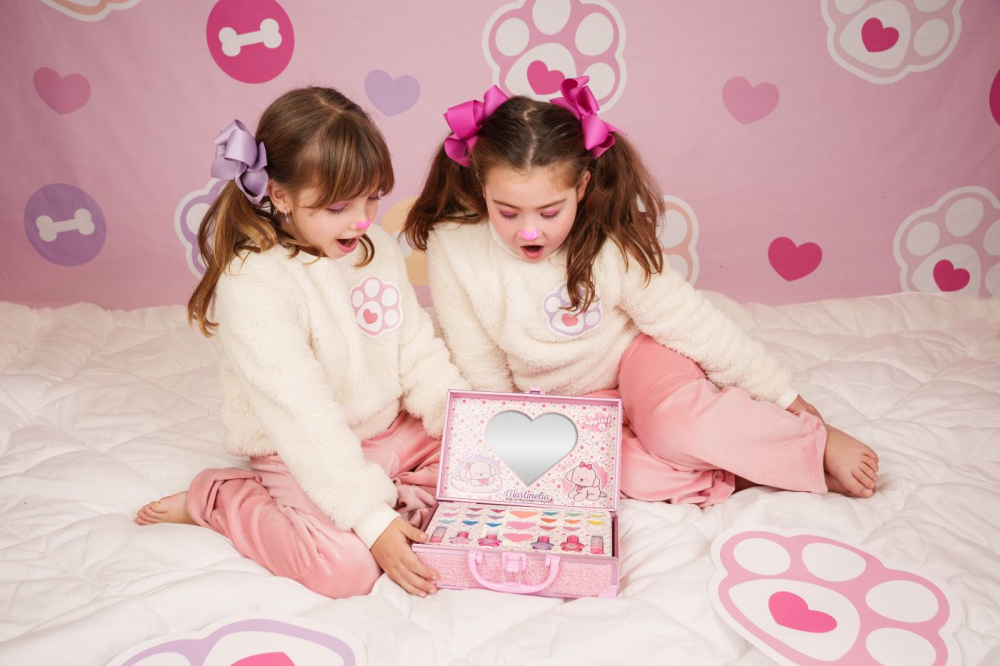 MARTINELIA PUPPIES FLUFFY SET COMPLET DE MACHIAJ IN CUTIE METALICA [3]