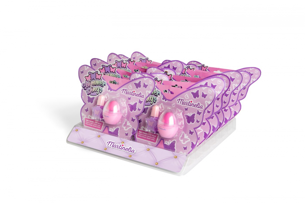MARTINELIA SHIMMER WINGS SET DUO LAC DE UNGHII SI BALSAM DE BUZE [3]