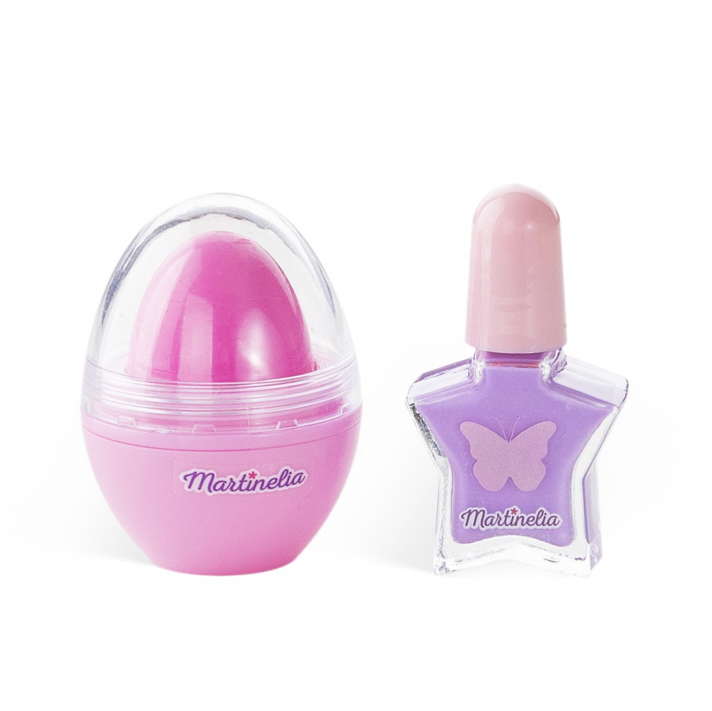 MARTINELIA SHIMMER WINGS SET DUO LAC DE UNGHII SI BALSAM DE BUZE [2]
