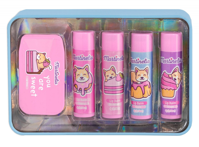 Martinelia Yummy Set 5 Balsamuri de Buze în Cutie Metalică [2]