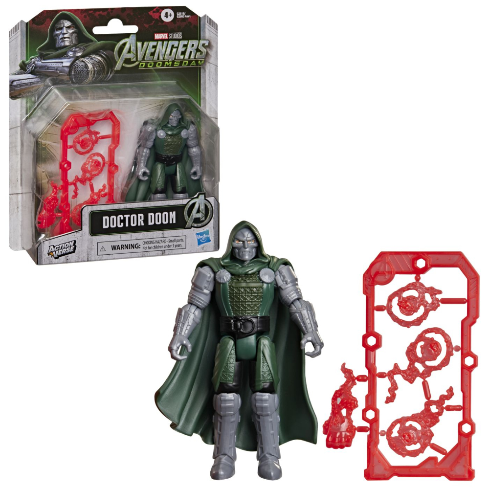MARVEL AVENGERS DOOMSDAY ACTION VERSE SET FIGURINA DOCTOR DOOM SI ACCESORII [6]