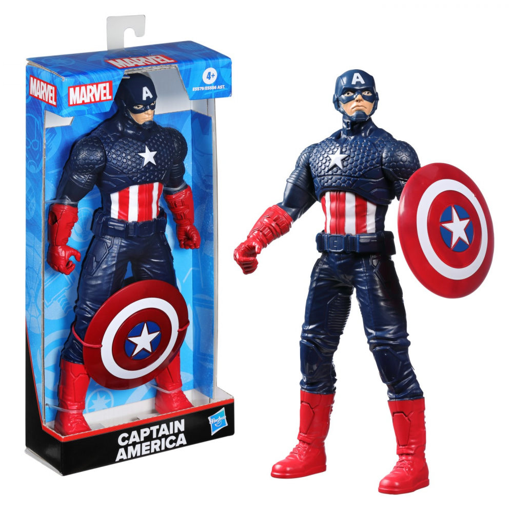 MARVEL AVENGERS FIGURINA CAPTAIN AMERICA ALBASTRU INCHIS 24CM [3]
